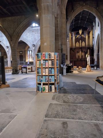 Newcastle Cathedral organ and stand