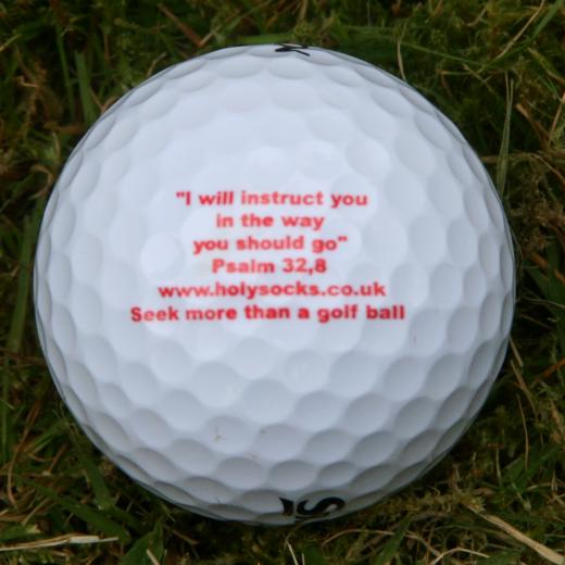 Glory Golf Ball, single. "I will instruct you...."