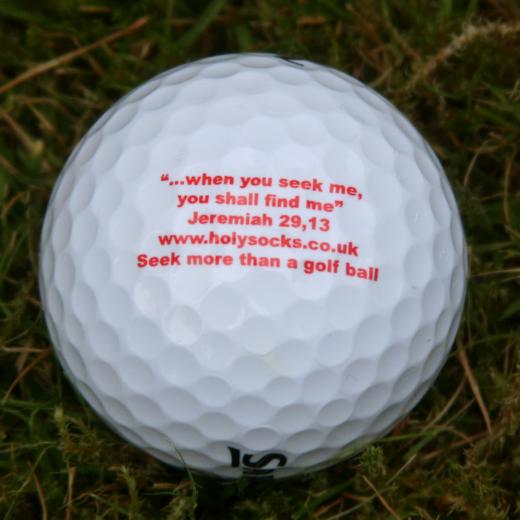 Glory Golf Ball "..when you seek me."