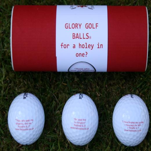 Glory Golf Ball "I have finished the course....."
