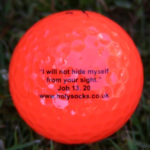 "I will not hide" orange ball.
