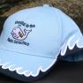 Jonah and the Whale cap - light blue